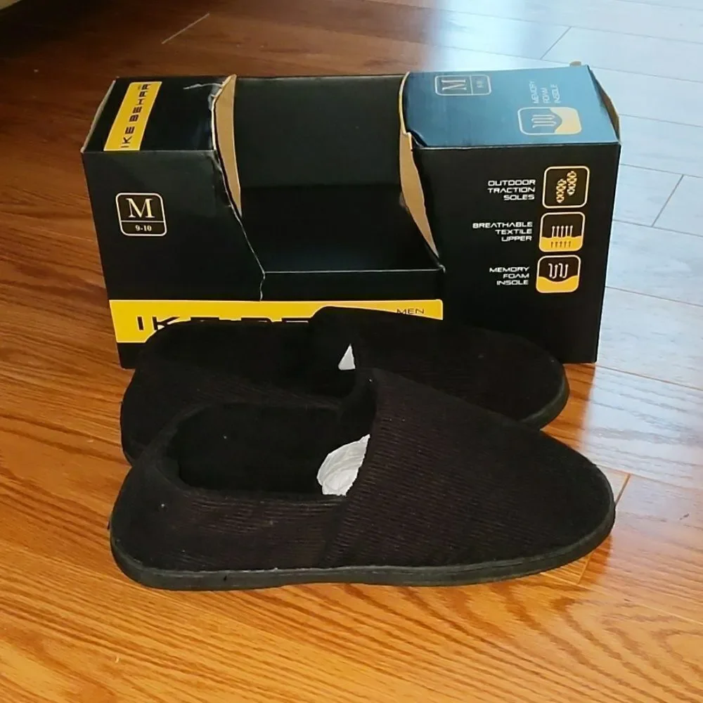 Ike Behar slippers slip ones Sz M 9/10 NIB